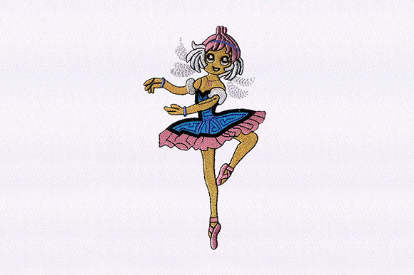 Ballerina Fairy: A Design Review for Real Embroidery Projects