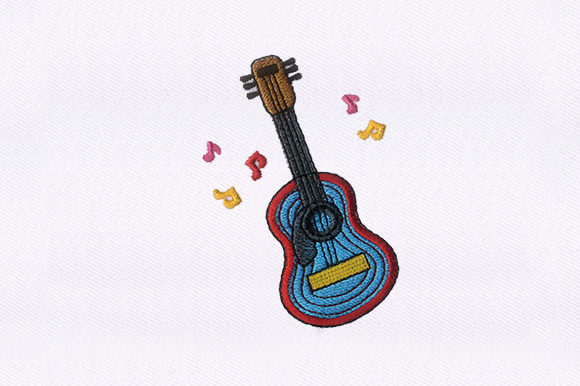 Guitar Embroidery Design: A Review for Handmade Gift Makers