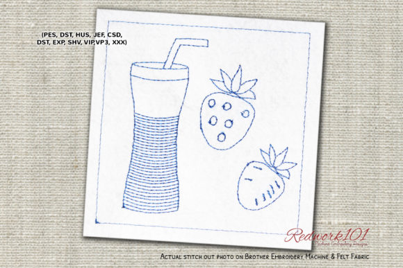 Strawberry Juice Redwork: A Hands-On Review