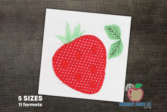 Strawberry with Leaf Applique: A Designer's Review for Business Use