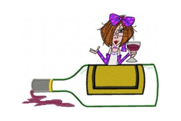 Wine Embroidery Design Review for Personalized Gift Products